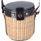 Salvatore Ferragamo Gancini Drawstring Bucket Bag Wicker Studded Leather + Pouch Salvatore Ferragamo Handbags